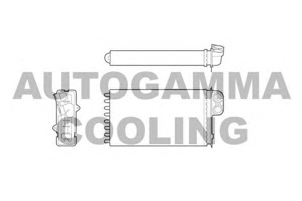 Теплообменник, отопление салона AUTOGAMMA 101969