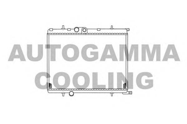 Радиатор, охлаждение двигателя AUTOGAMMA 103590