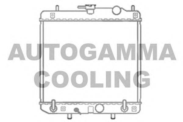 Радиатор, охлаждение двигателя AUTOGAMMA 103791
