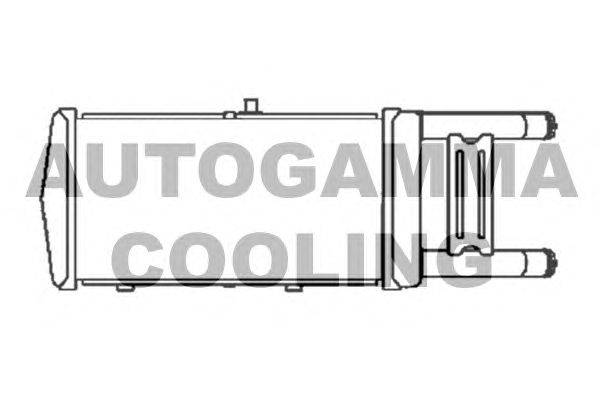Радиатор, охлаждение двигателя AUTOGAMMA 103874