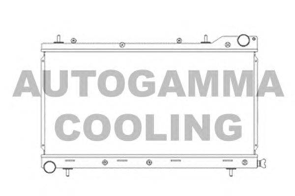 Радиатор, охлаждение двигателя AUTOGAMMA 104704