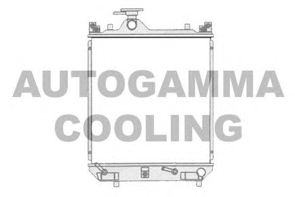 Радиатор, охлаждение двигателя AUTOGAMMA 104709
