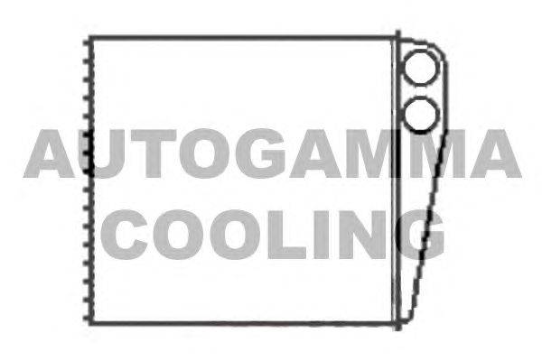 Теплообменник, отопление салона AUTOGAMMA 104887