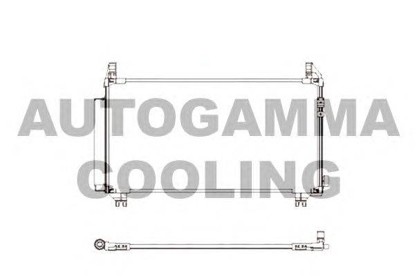Конденсатор, кондиционер AUTOGAMMA 107177