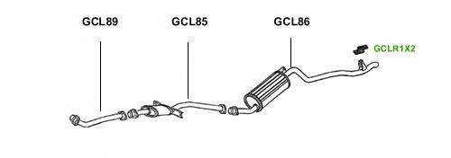 Система выпуска ОГ GT Exhaust 1287