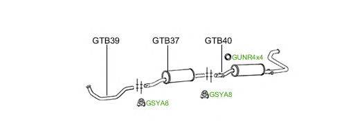 Система выпуска ОГ GT Exhaust 152
