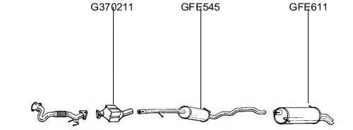 Система выпуска ОГ GT Exhaust 2876