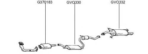 Система выпуска ОГ GT Exhaust 2922