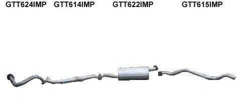 Система выпуска ОГ GT Exhaust 3166