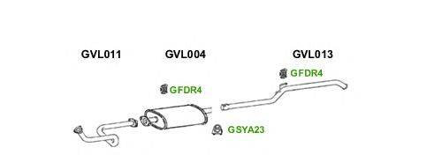 Система выпуска ОГ GT Exhaust 7612