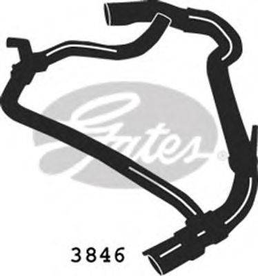 Шланг радиатора GATES 3846