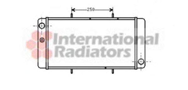 Радиатор, охлаждение двигателя NRF 50122