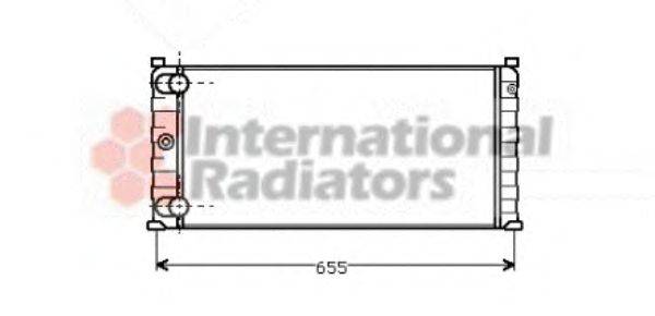 Радиатор, охлаждение двигателя GERI 21146