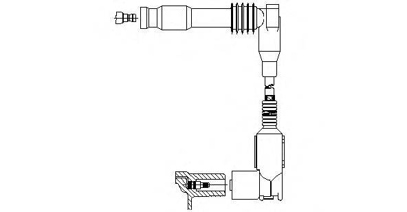 Провод зажигания NGK 840272