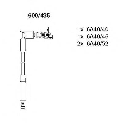 Комплект проводов зажигания BREMI 600435
