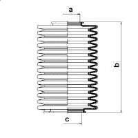 Пыльник, рулевое управление EKG 983954