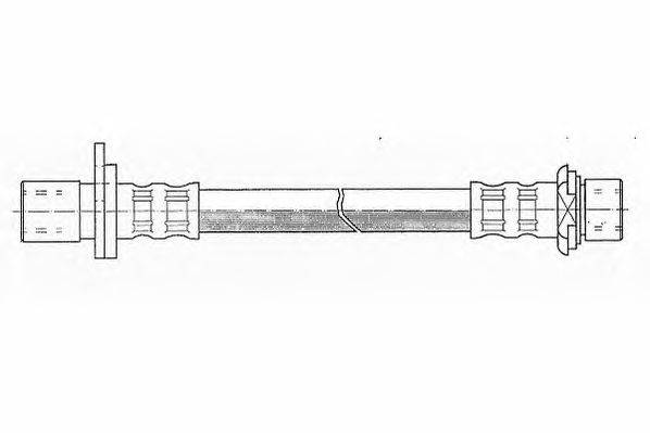 Тормозной шланг FERODO FHY2451