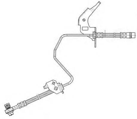 Тормозной шланг FERODO FHY2606