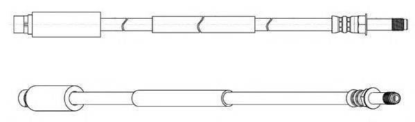 Тормозной шланг FERODO FHY2756