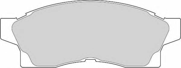 Комплект тормозных колодок, дисковый тормоз BREMBO P 83 033