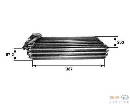 Испаритель, кондиционер HELLA 8FV 351 211-101