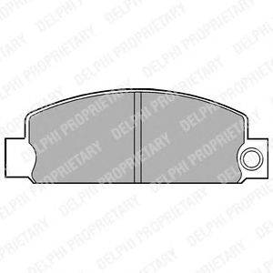 Комплект тормозных колодок, дисковый тормоз FMSI-VERBAND 20540