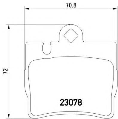 Комплект тормозных колодок, дисковый тормоз HELLA 8DB 355 008-711