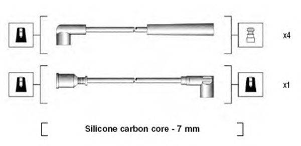 Комплект проводов зажигания MAGNETI MARELLI 941295030875