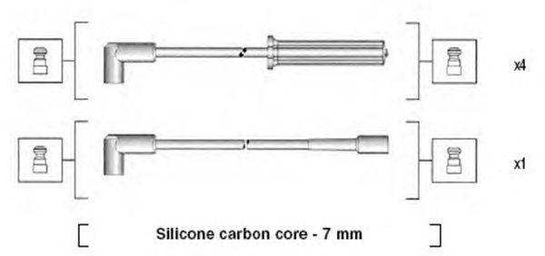 Комплект проводов зажигания MAGNETI MARELLI 941365020925