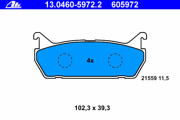 Комплект тормозных колодок, дисковый тормоз QUINTON HAZELL 032900