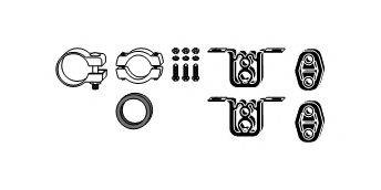 Монтажный комплект, система выпуска WALKER 18959