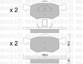 Комплект тормозных колодок, дисковый тормоз DEX 26250