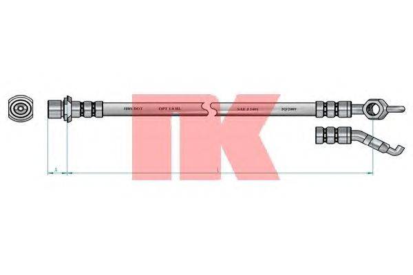 Тормозной шланг NK 8545153