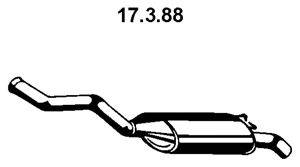 Глушитель выхлопных газов конечный EBERSPÄCHER 17.3.88