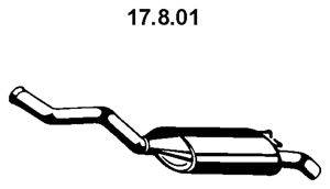 Глушитель выхлопных газов конечный EBERSPÄCHER 17801