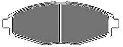Комплект тормозных колодок, дисковый тормоз MAPCO 181262