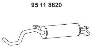 Глушитель выхлопных газов конечный EBERSPÄCHER 95 11 8820