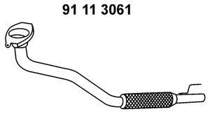 Труба выхлопного газа EBERSPÄCHER 91 11 3061