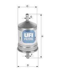 Топливный фильтр UFI 31.743.00