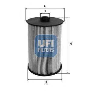 Топливный фильтр UFI 26.044.00