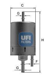 Топливный фильтр UFI 31.919.00