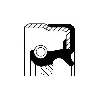 CORTECO (НОМЕР: 01019150B) Уплотняющее кольцо вала, автоматическая коробка передач; Уплотняющее кольцо, раздаточная коробка