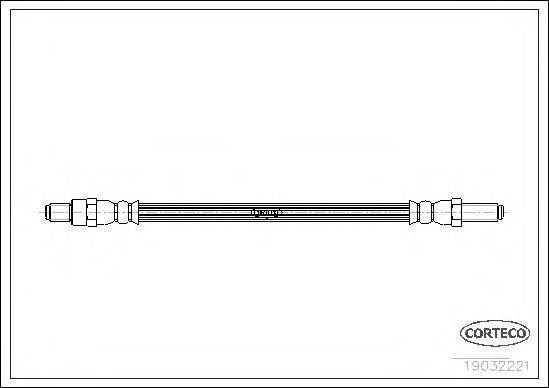 Тормозной шланг CORTECO 19032221