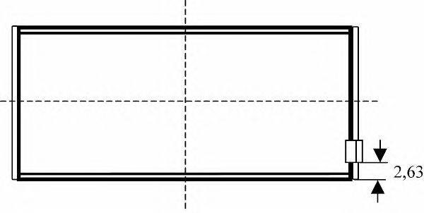 Шатунный подшипник AE AEB4805 STD