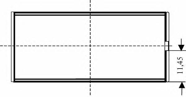 Шатунный подшипник AE AEB92207 STD