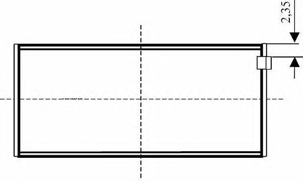 Шатунный подшипник AE AEB410034 STD