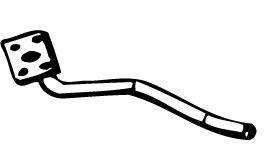 Труба выхлопного газа FONOS 04153