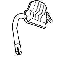 Глушитель выхлопных газов конечный WALKER 19208