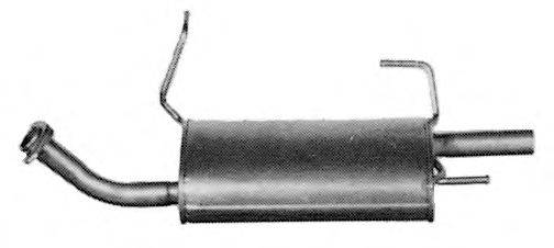 Глушитель выхлопных газов конечный IMASAF 51.41.07