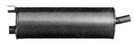 Средний глушитель выхлопных газов TESH 210155